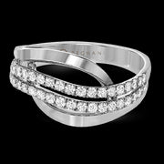 ZR815 Right Hand Ring in 14k Gold with Diamonds