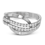 ZR815 Right Hand Ring in 14k Gold with Diamonds