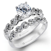 ZR868 Wedding Set in 14k Gold with Diamonds