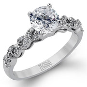 ZR868 Wedding Set in 14k Gold with Diamonds