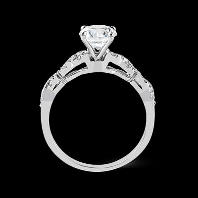 ZR868 Wedding Set in 14k Gold with Diamonds