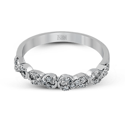 ZR868 Wedding Set in 14k Gold with Diamonds