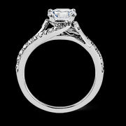 ZR874 Engagement Ring in 14k Gold with Diamonds