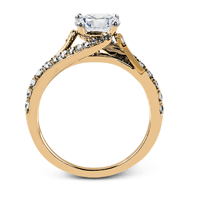 ZR874 Engagement Ring in 14k Gold with Diamonds