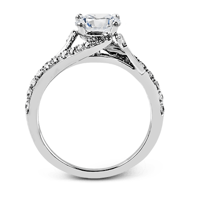 ZR874 Engagement Ring in 14k Gold with Diamonds