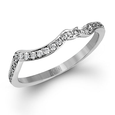 ZR876 Engagement Ring in 14k Gold with Diamonds