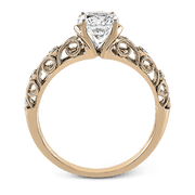ZR915 Engagement Ring in 14k Gold with Diamonds