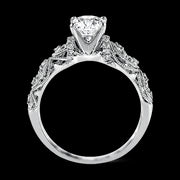 ZR916 Engagement Ring in 14k Gold with Diamonds