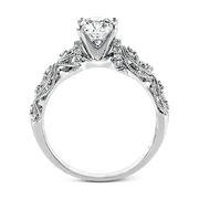 ZR916 Engagement Ring in 14k Gold with Diamonds