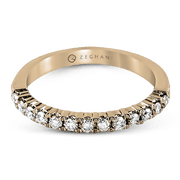 ZR91 Anniversary Ring in 14k Gold with Diamonds