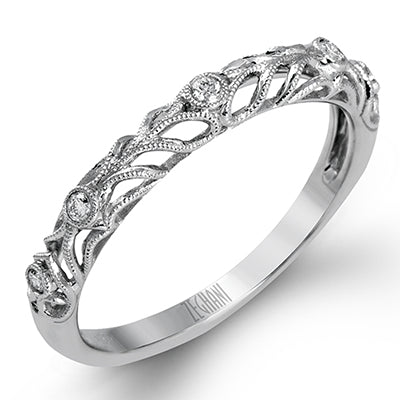 ZR924 Engagement Ring in 14k Gold with Diamonds