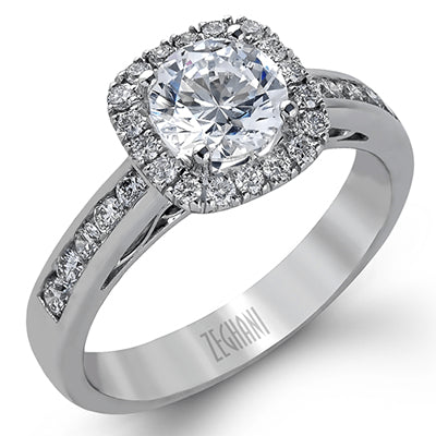 ZR960 Wedding Set in 14k Gold with Diamonds