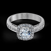 ZR960 Wedding Set in 14k Gold with Diamonds