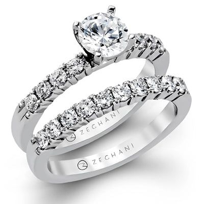 ZR96 Wedding Set in 14k Gold with Diamonds