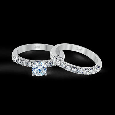 ZR96 Wedding Set in 14k Gold with Diamonds