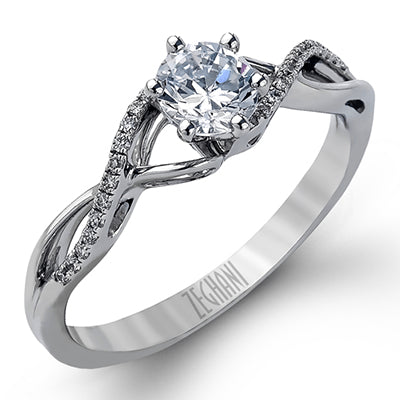 ZR981 Wedding Set in 14k Gold with Diamonds