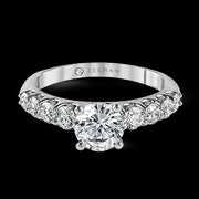 ZR984 Engagement Ring in 14k Gold with Diamonds