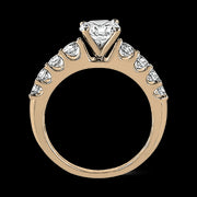 ZR984 Engagement Ring in 14k Gold with Diamonds