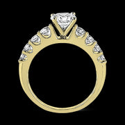 ZR984 Engagement Ring in 14k Gold with Diamonds
