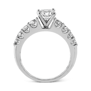 ZR984 Engagement Ring in 14k Gold with Diamonds