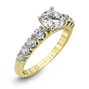 ZR984 Engagement Ring in 14k Gold with Diamonds