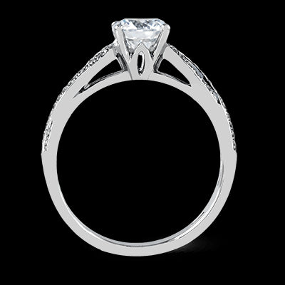 ZR998 Engagement Ring in 14k Gold with Diamonds