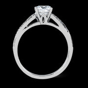 ZR998 Engagement Ring in 14k Gold with Diamonds